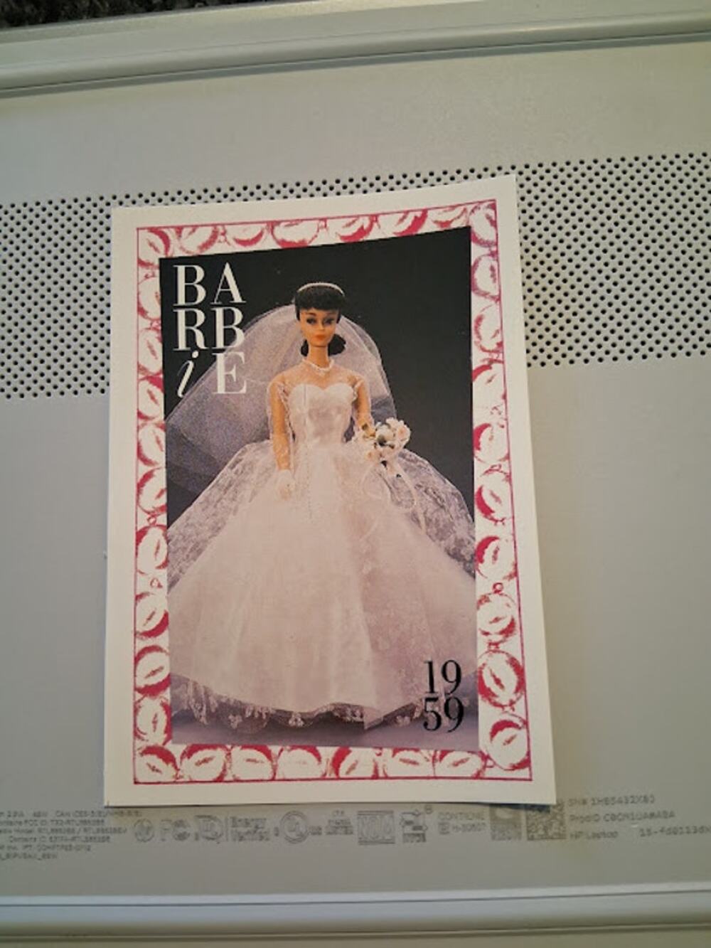 Vintage 1990 Barbie Card "Wedding Day" No. 6